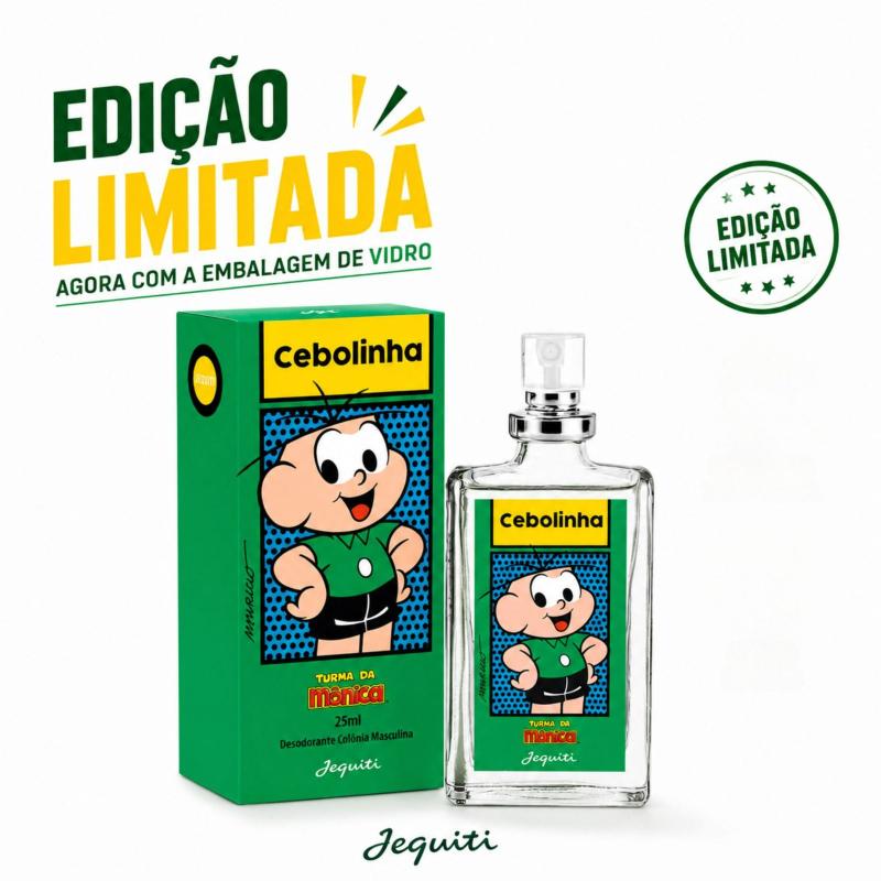 Perfume Cebolinha 25ml Edição Limitada Frasco De Vidro